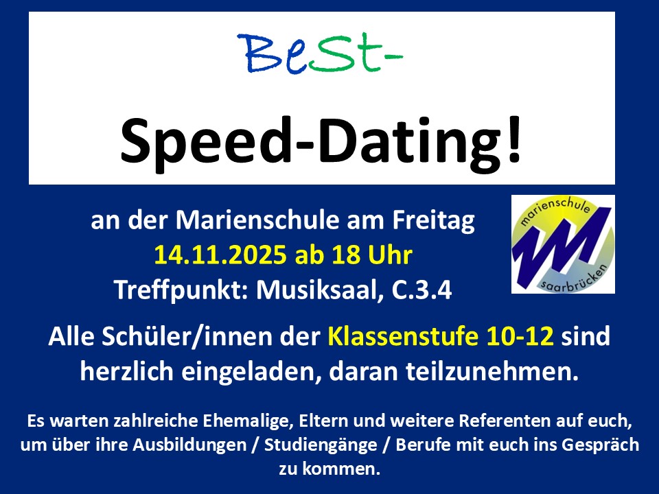 BeSt – Speed-Dating! BeSt – Speed-Dating!